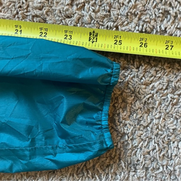 Patagonia Jacket Womens Medium Blue Hooded Windbreaker Full Zip Outdoor Polyamid - Picture 10 of 16